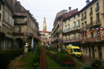 Plombières-les-Bains, place du bain romain